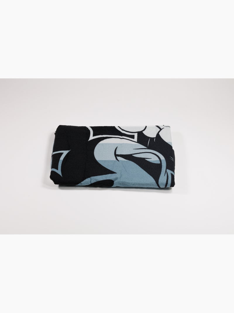 Toalla de Playa Mickey Mouse Disney 70x140 cm 100% Poliéster Negro Beige Gris - Kiabi
