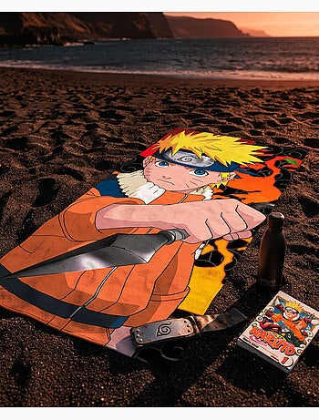 Toalla de Playa Naruto Shippuden 70x140 cm 100% Algodón