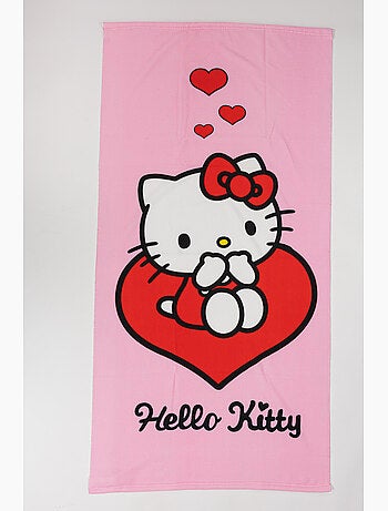 Toalla de Playa Niña Hello Kitty Sanrio 70x140 cm 100% Poliéster