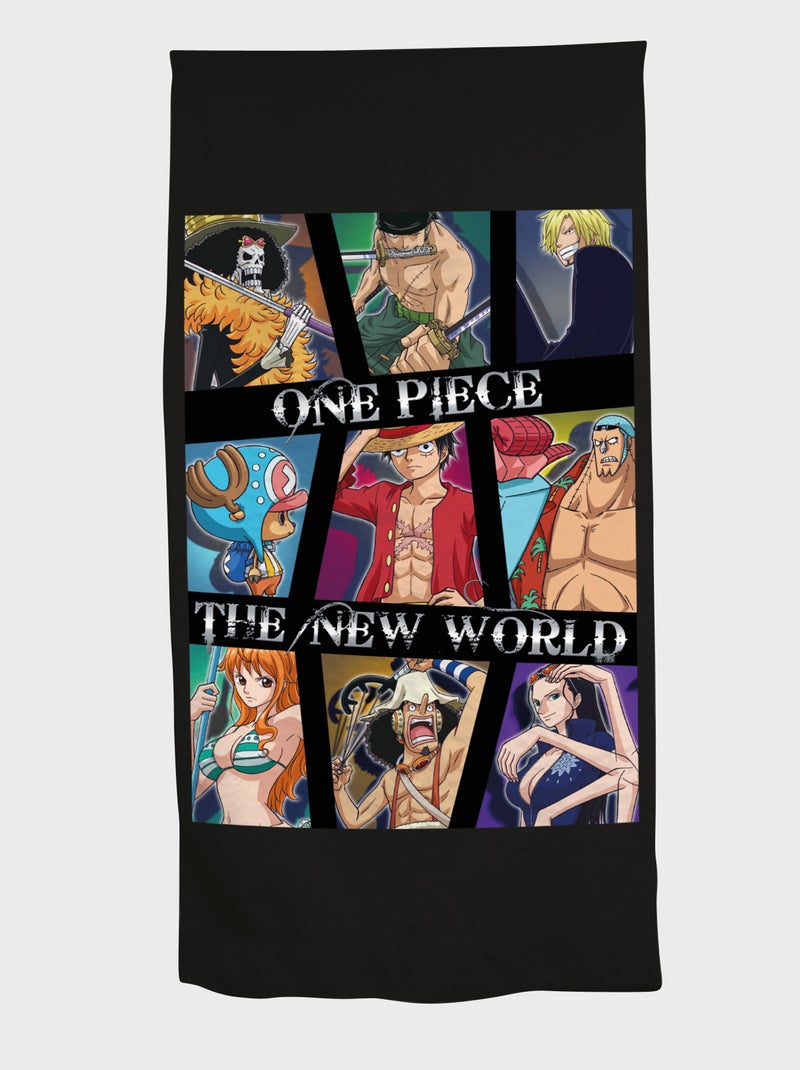 Toalla de playa 'One Piece' NEGRO - Kiabi