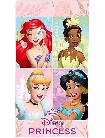 Toalla de playa princesas – disney 140 x 170 cm de microfibra