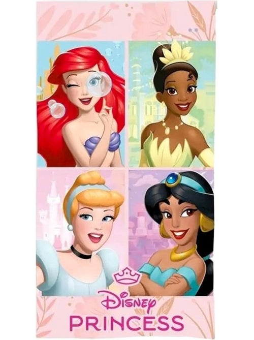 Toalla de playa princesas – disney 140 x 170 cm de microfibra - Kiabi