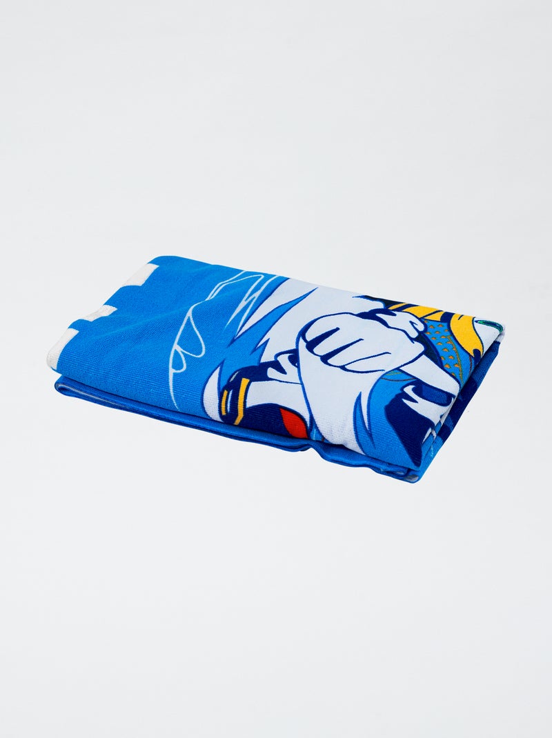 Toalla de playa 'Sonic' Azul - Kiabi