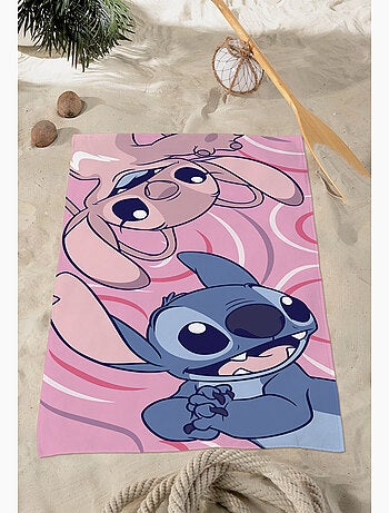Toalla de Playa Stitch & Angel Disney 70x140 cm 100% Poliéster