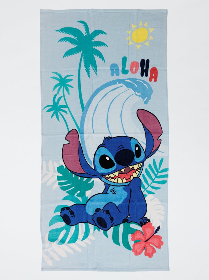 Toalla de playa 'Stitch' AZUL - Kiabi