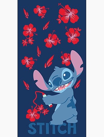 Toalla de Playa Stitch Disney 90x170 cm 100% Poliéster