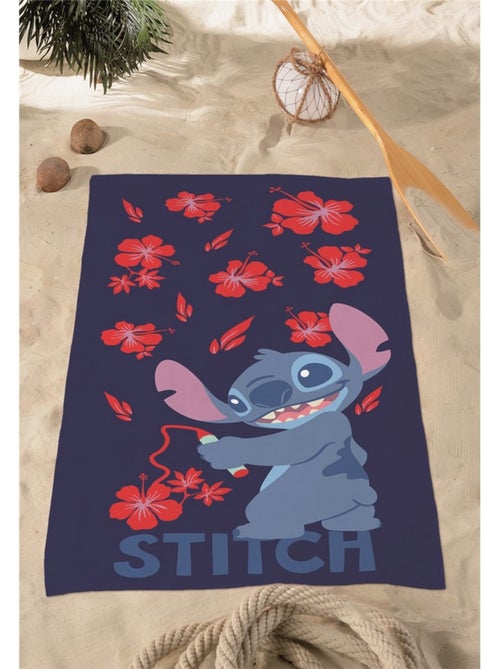 Toalla de Playa Stitch Disney 90x170 cm 100% Poliéster - Kiabi