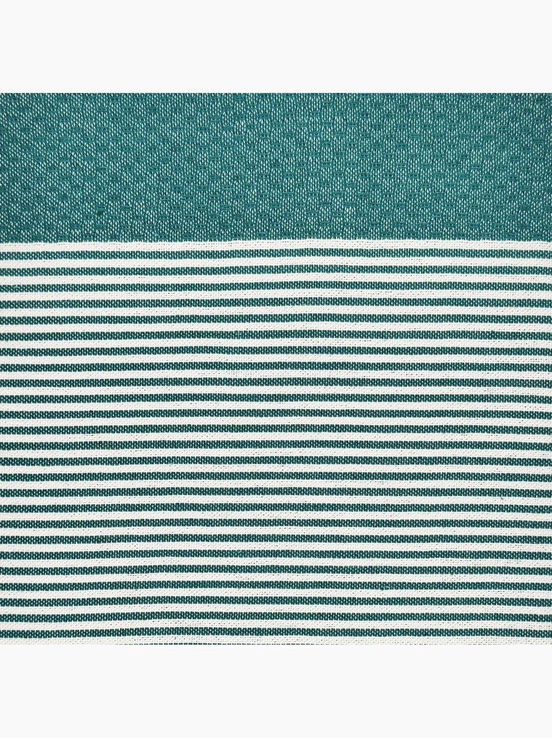 Toalla fouta de algodón reciclado | Reva Azul turquesa - Kiabi