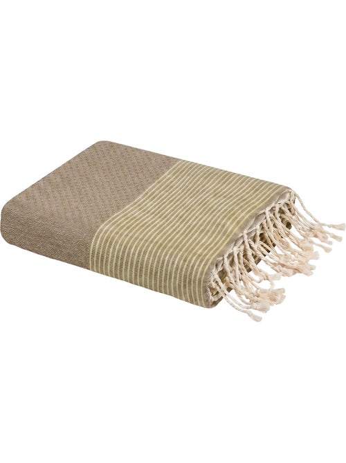 Toalla fouta de algodón reciclado | Reva - Kiabi Toalla fouta de algodón reciclado | Reva - Kiabi