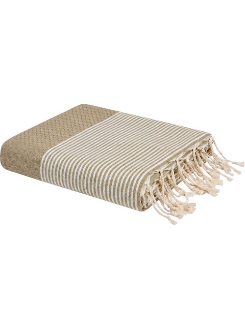 Toalla fouta de algodón reciclado | Reva - Kiabi Toalla fouta de algodón reciclado | Reva - Kiabi
