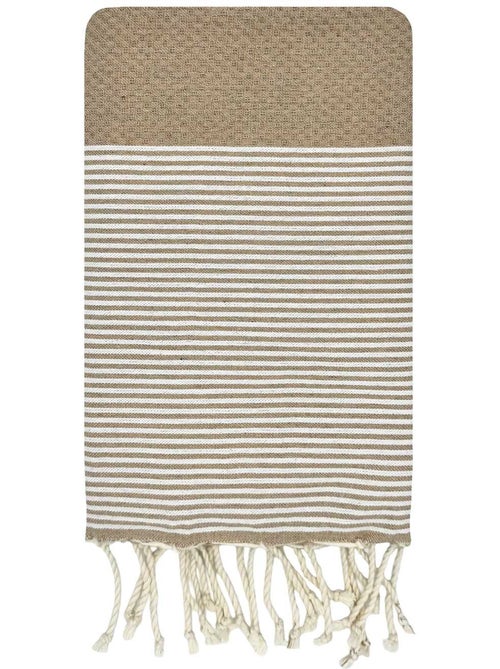 Toalla fouta de algodón reciclado | Reva - Kiabi Toalla fouta de algodón reciclado | Reva - Kiabi