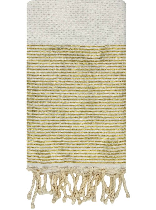 Toalla fouta de algodón reciclado | Reva - Kiabi Toalla fouta de algodón reciclado | Reva - Kiabi