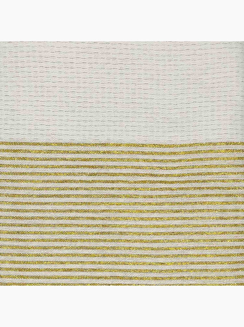 Toalla fouta de algodón reciclado | Reva Blanco - Kiabi