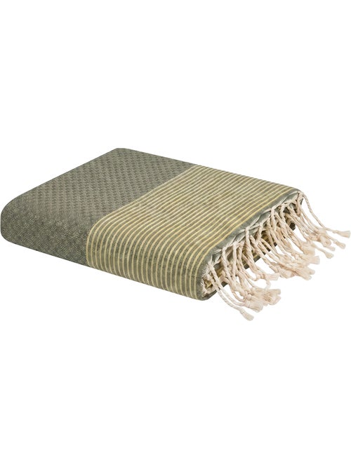 Toalla fouta de algodón reciclado | Reva - Kiabi Toalla fouta de algodón reciclado | Reva - Kiabi
