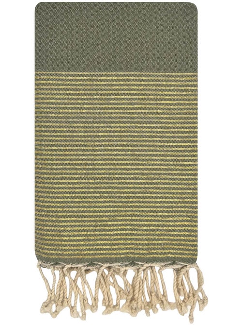 Toalla fouta de algodón reciclado | Reva - Kiabi Toalla fouta de algodón reciclado | Reva - Kiabi