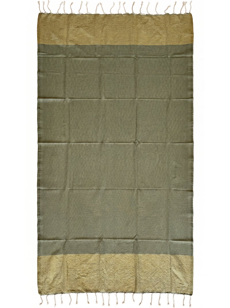 Toalla fouta de algodón reciclado | Reva Caqui - Kiabi