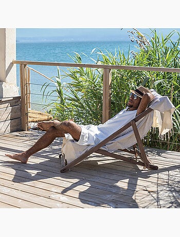 Toalla fouta de algodón reciclado | Reva