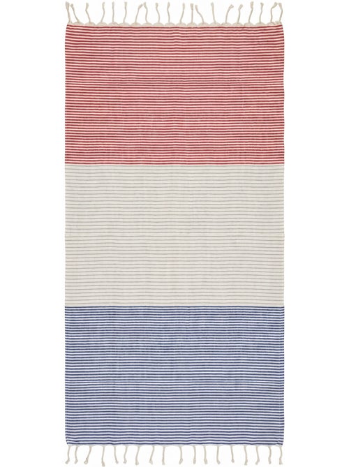 Toalla fouta de algodón reciclado | Reva - Kiabi