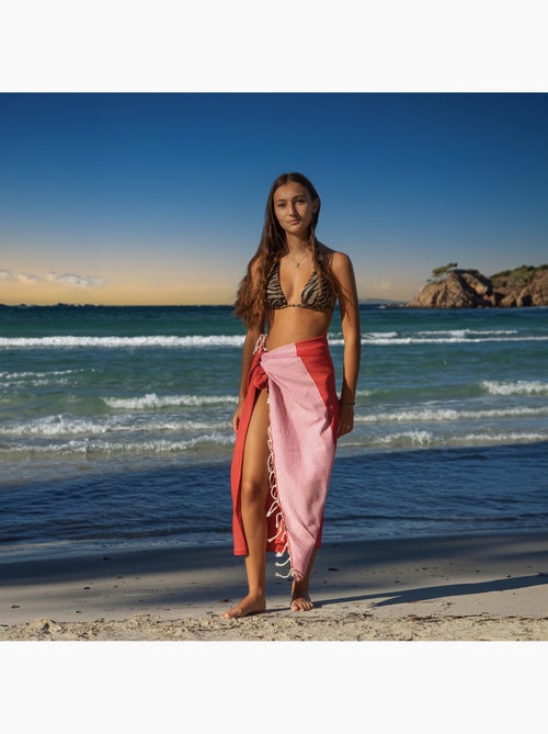 Toalla fouta de algodón reciclado | Reva - Kiabi