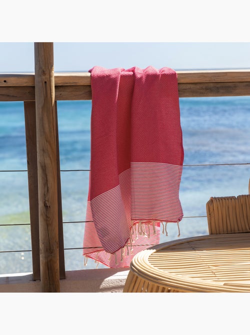 Toalla fouta de algodón reciclado | Reva - Kiabi