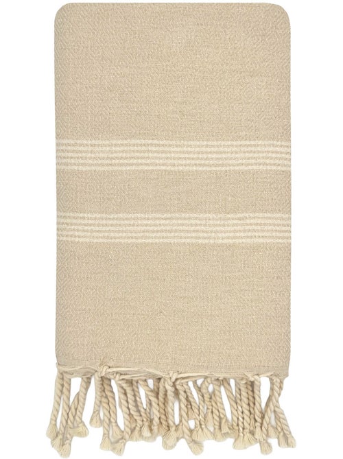 Toalla fouta jacquard diamante algodón reciclado sicilia | Reva - Kiabi