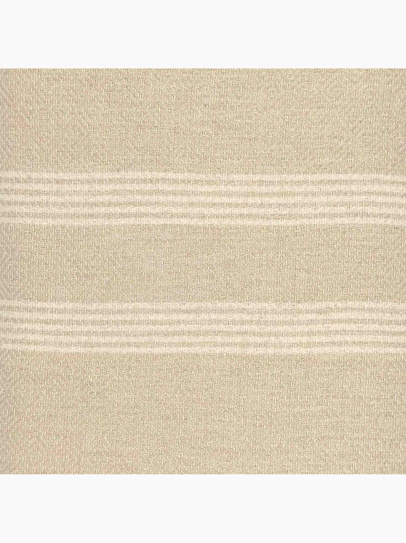 Toalla fouta jacquard diamante algodón reciclado sicilia | Reva Beige concha - Kiabi