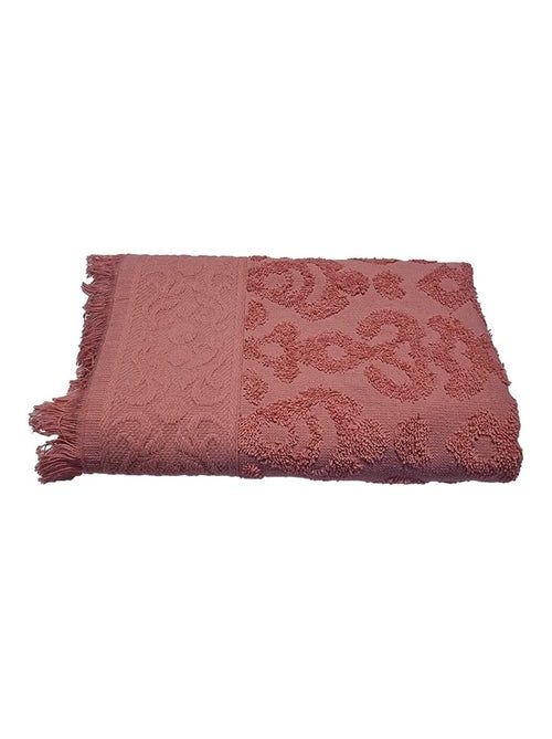 Toalla JACQUARD con flecos - Kiabi