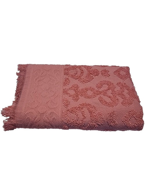 Toalla JACQUARD con flecos - Kiabi