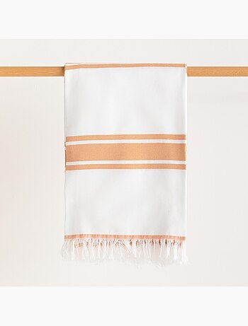 Toalla pareo de playa, tejido en relieve, Fouta - Gamusi.