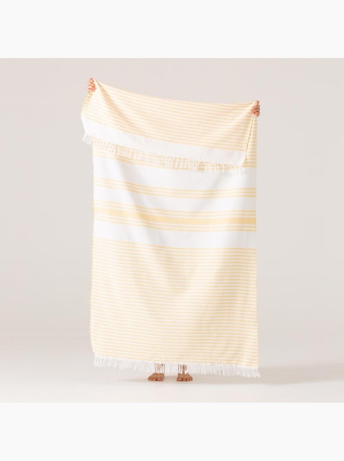 Toalla pareo de playa, tejido en relieve, Fouta - Gamusi. - Kiabi