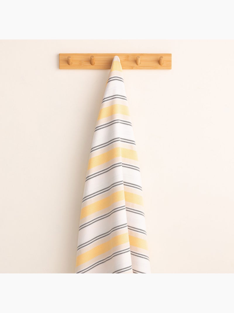 Toalla pareo de playa, tejido en relieve, Fouta - Gamusi. Amarillo - Kiabi