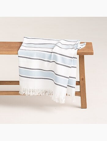 Toalla pareo de playa, tejido en relieve, Fouta - Gamusi.