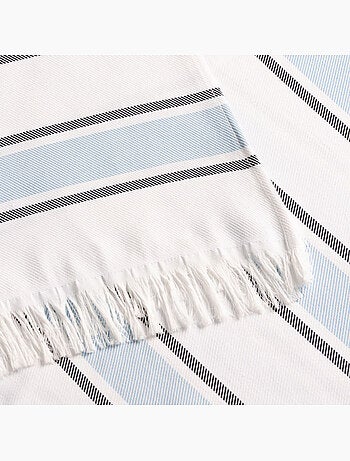 Toalla pareo de playa, tejido en relieve, Fouta - Gamusi.