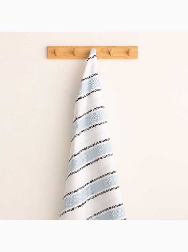 Toalla pareo de playa, tejido en relieve, Fouta - Gamusi. Azul cielo - Kiabi