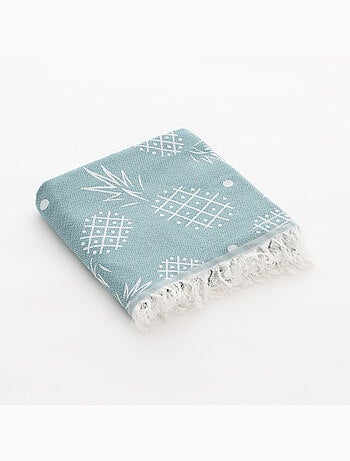 Toalla pareo de playa, tejido en relieve, Fouta - Gamusi.