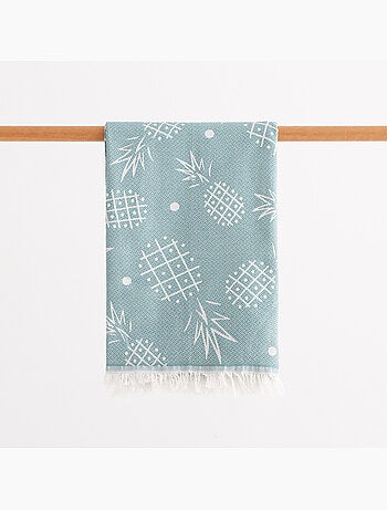 Toalla pareo de playa, tejido en relieve, Fouta - Gamusi.