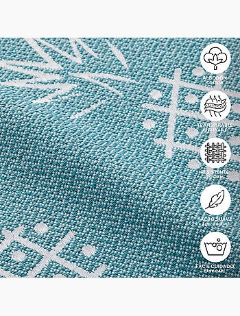 Toalla pareo de playa, tejido en relieve, Fouta - Gamusi.