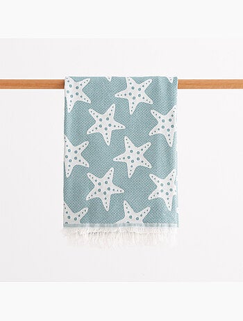 Toalla pareo de playa, tejido en relieve, Fouta - Gamusi.