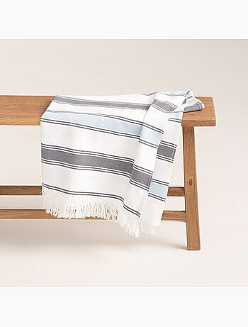 Toalla pareo de playa, tejido en relieve, Fouta - Gamusi.