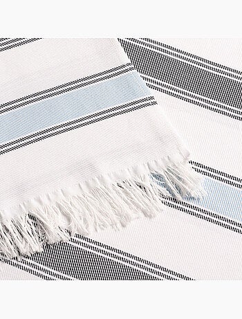 Toalla pareo de playa, tejido en relieve, Fouta - Gamusi.