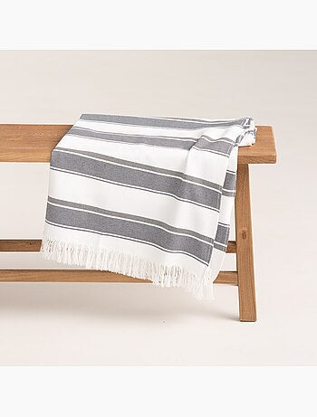 Toalla pareo de playa, tejido en relieve, Fouta - Gamusi.