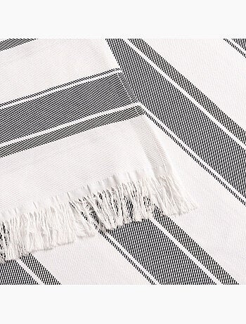 Toalla pareo de playa, tejido en relieve, Fouta - Gamusi.