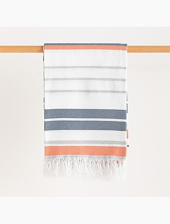 Toalla pareo de playa, tejido en relieve, Fouta - Gamusi.