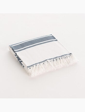 Toalla pareo de playa, tejido en relieve, Fouta - Gamusi.