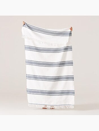 Toalla pareo de playa, tejido en relieve, Fouta - Gamusi.