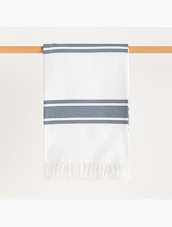 Toalla pareo de playa, tejido en relieve, Fouta - Gamusi.