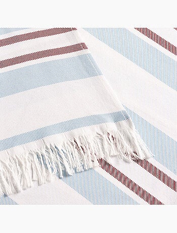Toalla pareo de playa, tejido en relieve, Fouta - Gamusi.
