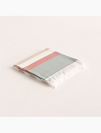 Toalla pareo de playa, tejido en relieve, Fouta - Gamusi.