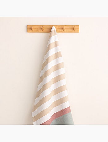 Toalla pareo de playa, tejido en relieve, Fouta - Gamusi.