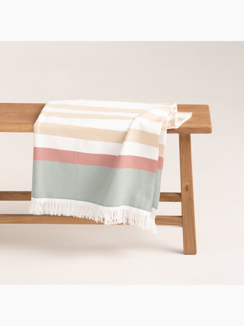 Toalla pareo de playa, tejido en relieve, Fouta - Gamusi. - Kiabi